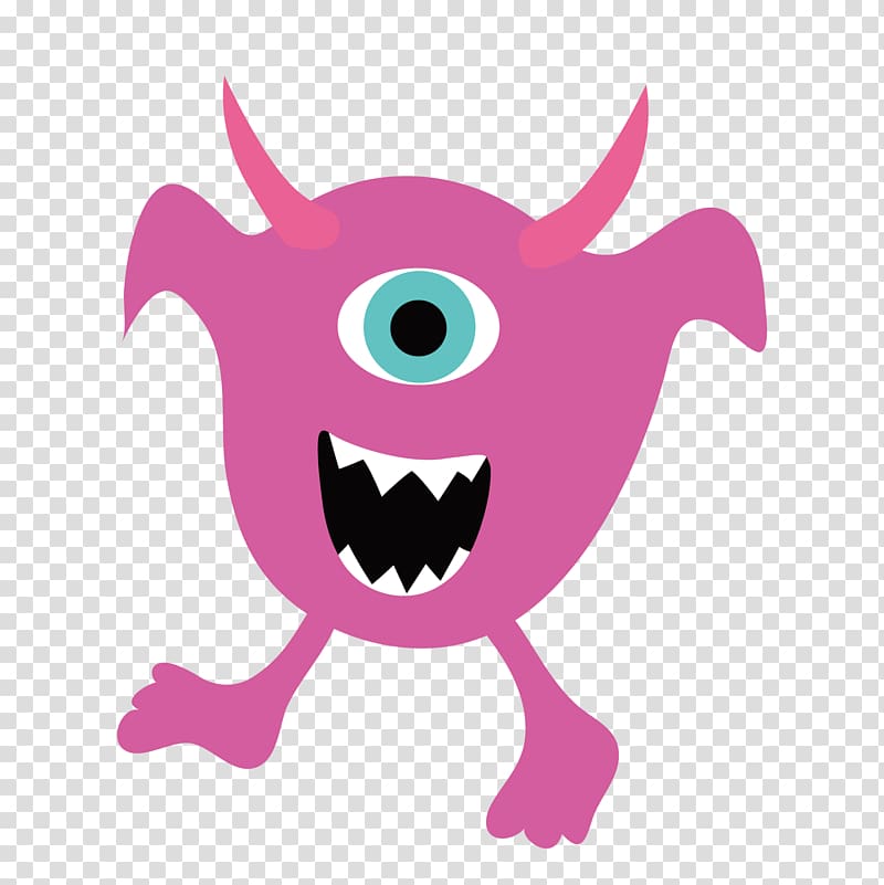 Monstruo, Monster Match 3 Monsters Coloring Book, One eye hair strange transparent background PNG clipart