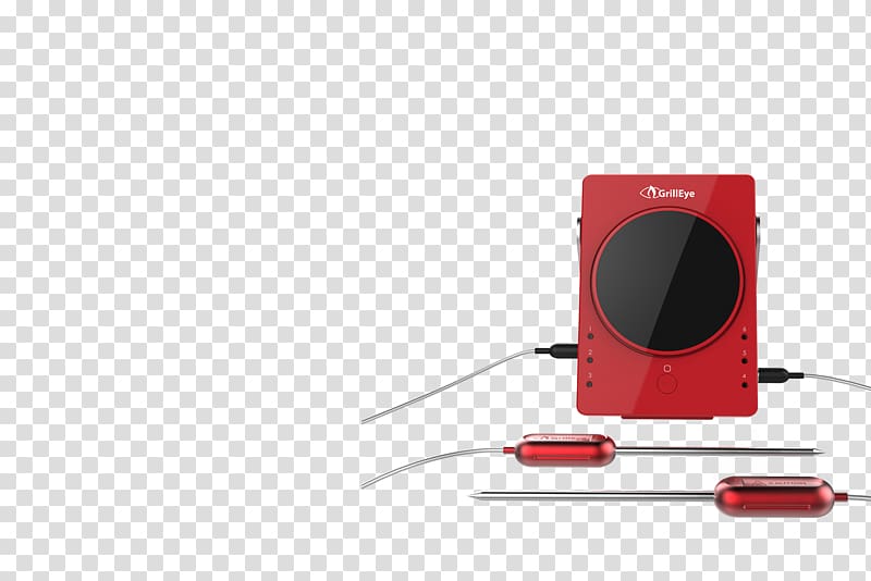 Barbecue GrillEye, 6 Port Professional Grilling thermometer-GrillEye incl. 4 Probes Smoking Meat, prob thermometer transparent background PNG clipart