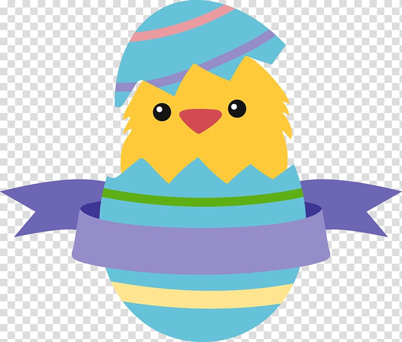 Chicken Free Easter Egg, Easter eggs transparent background PNG clipart