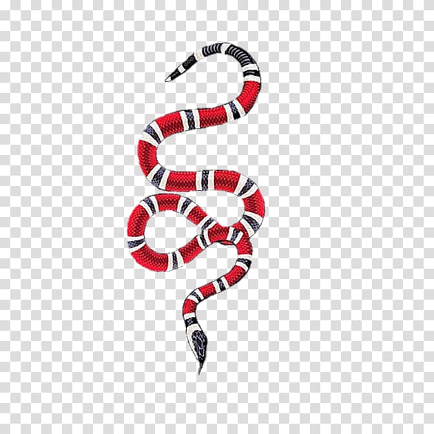 Sticker Decal Silicone iPhone X Gucci, snake transparent