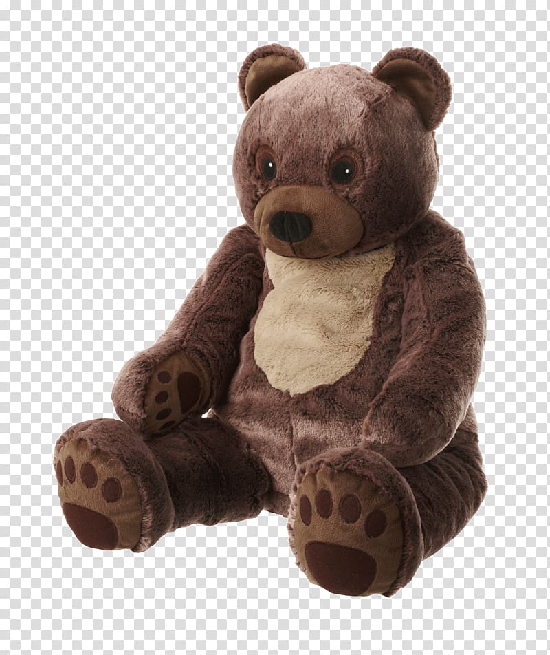 Teddy bear Stuffed toy Plush, Brown Bear transparent background PNG clipart