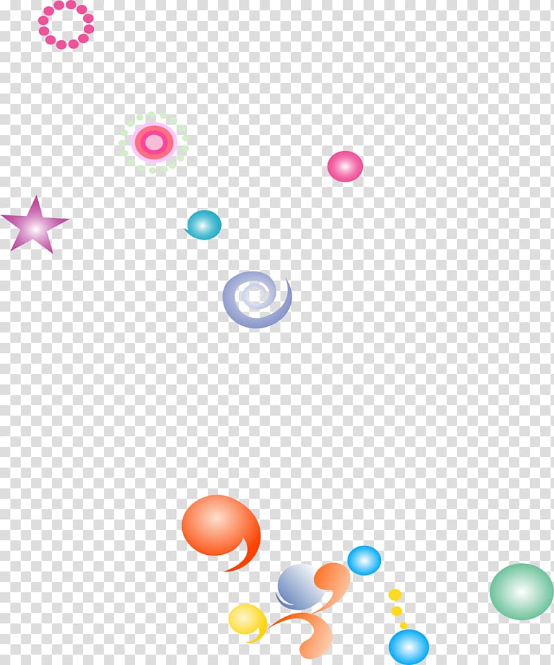 Star Point , Hand painted colorful star dots transparent background PNG clipart