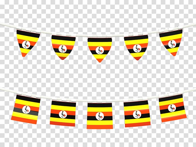 Line Font, UGANDA FLAG transparent background PNG clipart