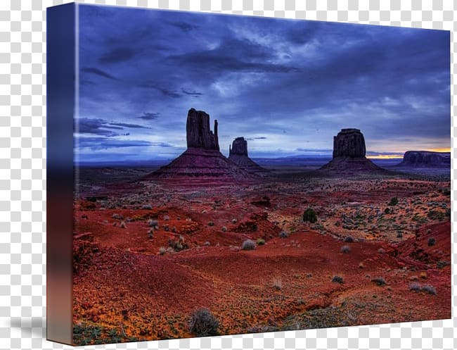 Badlands Monument Valley Butte Gallery wrap Canvas, Monument Valley transparent background PNG clipart