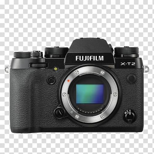Fujifilm X-Pro2 Mirrorless interchangeable-lens camera Fujifilm X-Trans sensor, Camera transparent background PNG clipart