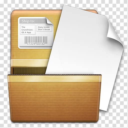 The Unarchiver macOS App Store Archive file, apple transparent background PNG clipart
