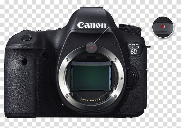 Canon EOS 6D Mark II Canon EOS 5D Mark III Canon EOS 750D, Camera transparent background PNG clipart