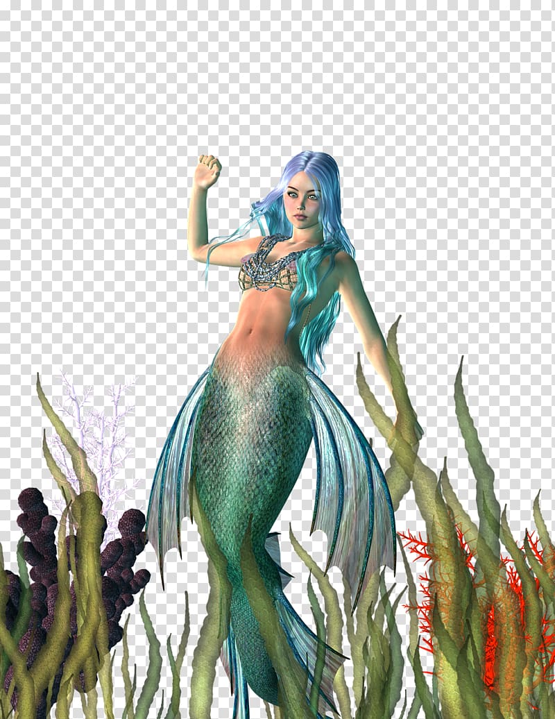 Mermaid Fairy tale Siren Legendary creature, Mermaid transparent background PNG clipart