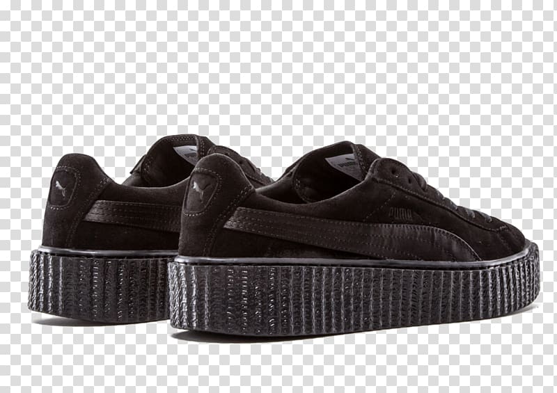 Suede Sports shoes Brothel creeper Slip-on shoe, Creepers Puma Shoes for Women transparent background PNG clipart