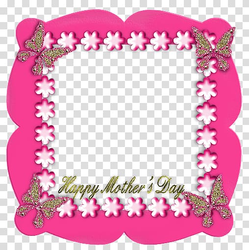 Butterfly Pink Frames Drawing, mothers day watercolor transparent background PNG clipart