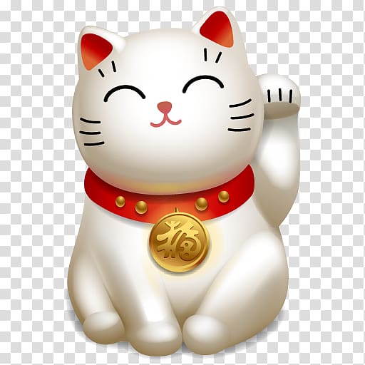 Maneki-Neko illustration, Cat Maneki-neko Icon, Maneki Neko File transparent background PNG clipart