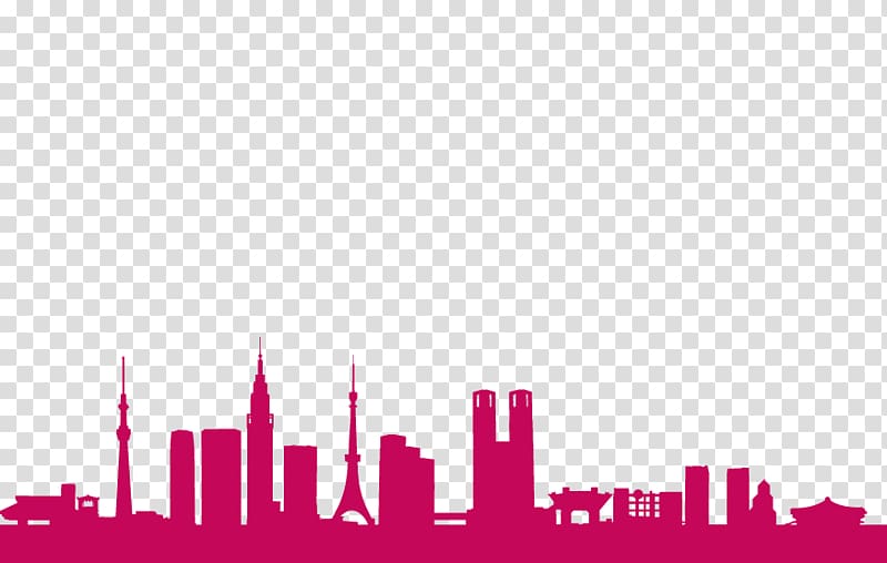 Tokyo Skyline Silhouette , Tokyo transparent background PNG clipart