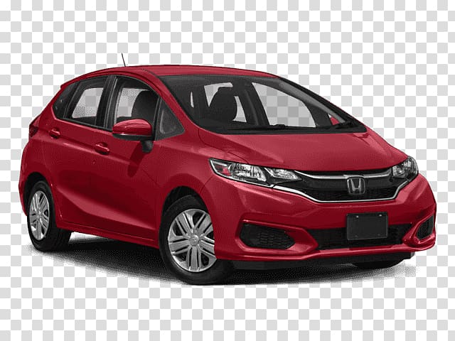 2018 Honda Fit EX-L Hatchback Car Continuously Variable Transmission Inline-four engine, honda transparent background PNG clipart