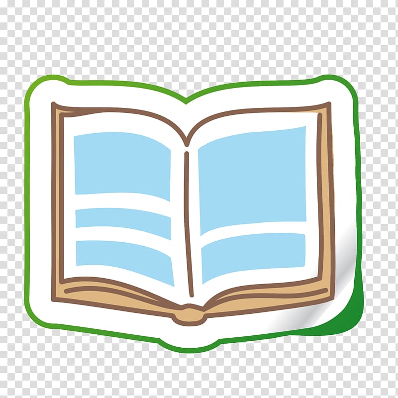 Textbook Euclidean Learning, Cartoon books transparent background PNG clipart