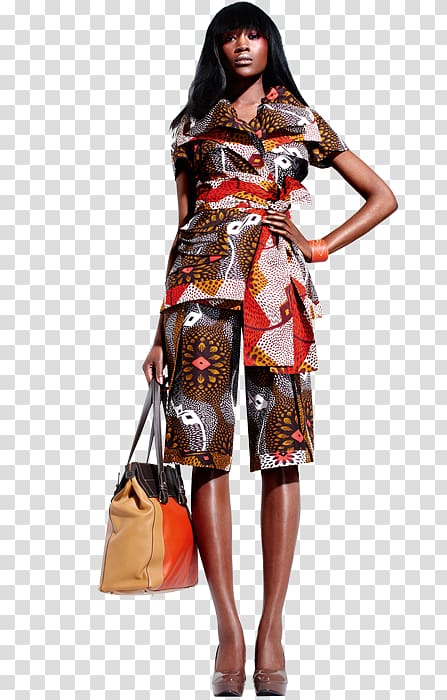 African wax prints Dress Clothing Fashion, transparent background PNG clipart