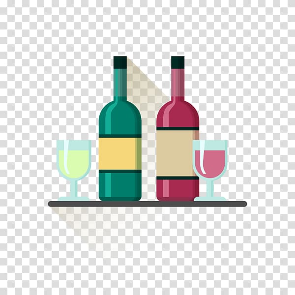 Wine Soft drink Champagne Beer Cocktail, bottles transparent background PNG clipart