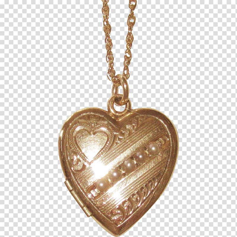 Locket Charms & Pendants Jewellery Necklace Gold, gold heart transparent background PNG clipart