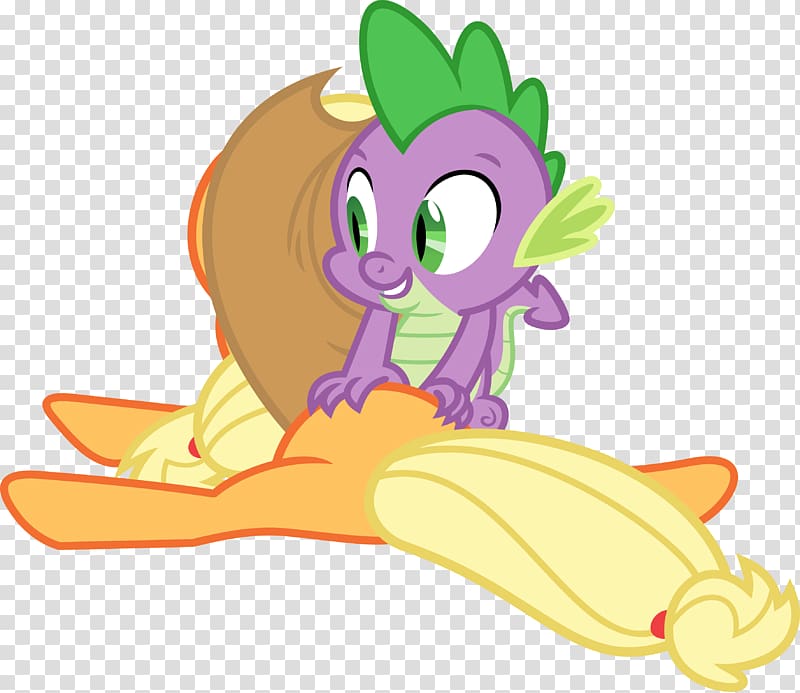 Applejack Spike at Your Service Rarity Massage, rice spike transparent background PNG clipart