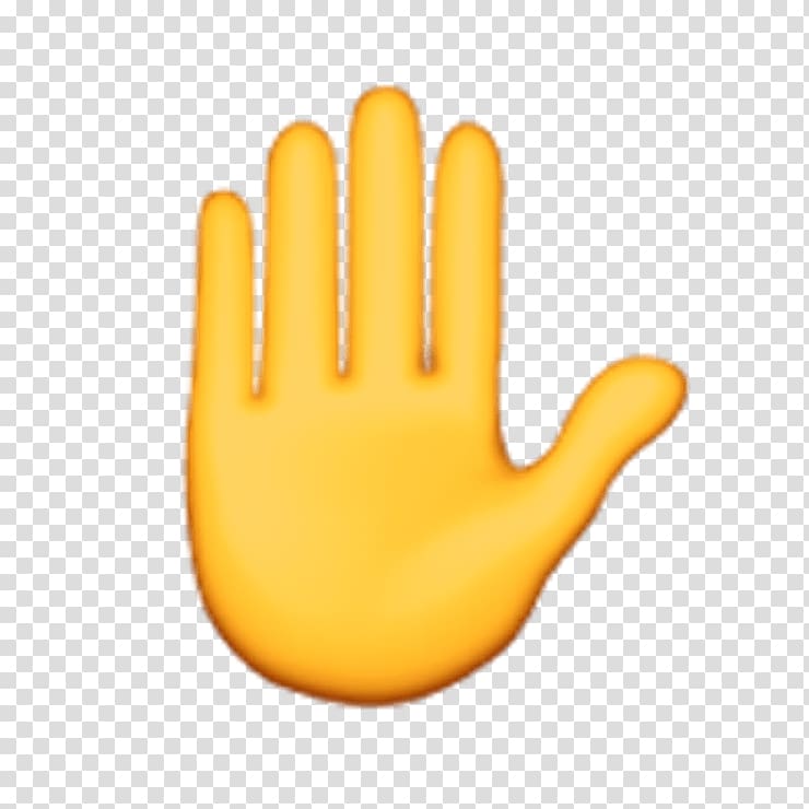 wave illustration, Emoji Emoticon iPhone Symbol, hand emoji transparent background PNG clipart