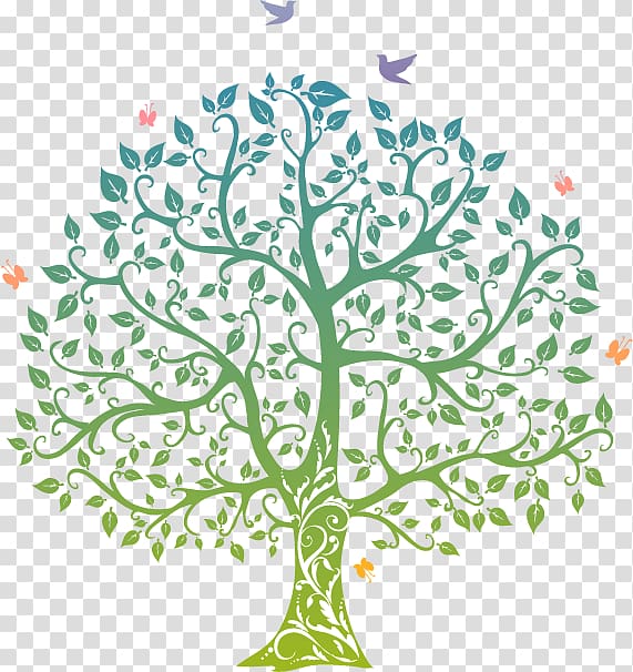 green tree, Tree of life Symbol, Impression tree transparent background PNG clipart