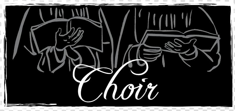Choir Men\'s chorus Black and white Singing , Men\'s Chorus transparent background PNG clipart