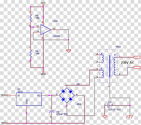 Diagram Virtual ground Operational amplifier Electronic circuit, Ic Powersupply Pin transparent background PNG clipart