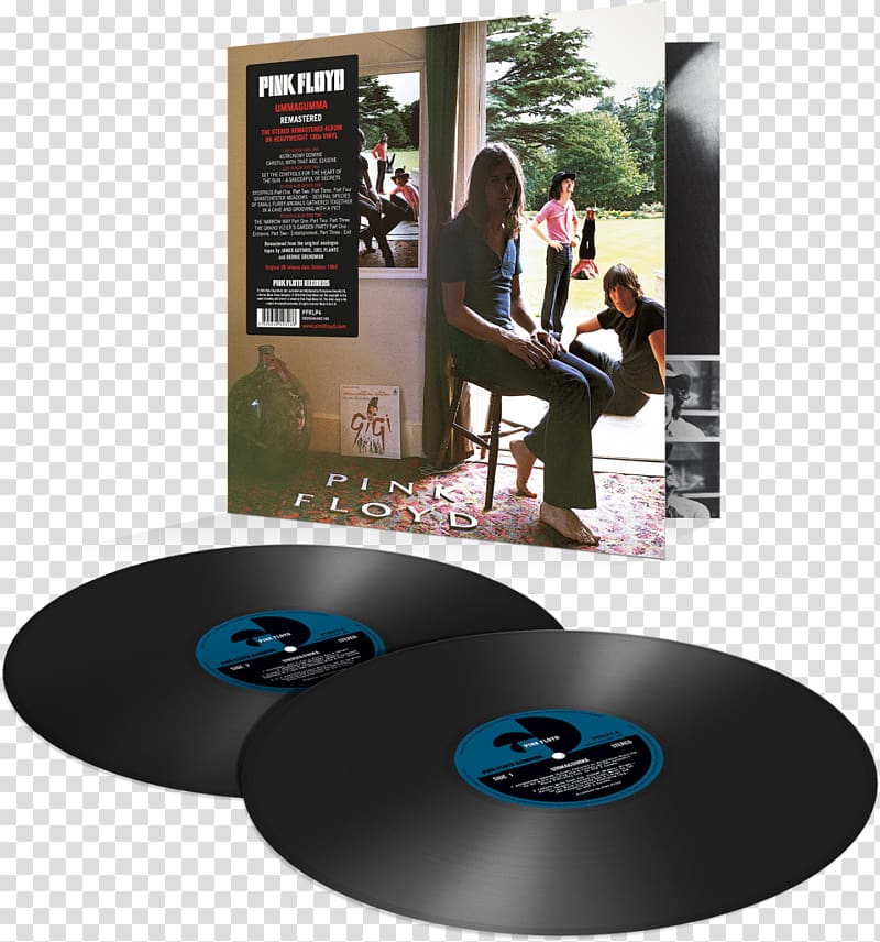 Ummagumma Pink Floyd Phonograph record LP record The Piper at the Gates of Dawn, others transparent background PNG clipart