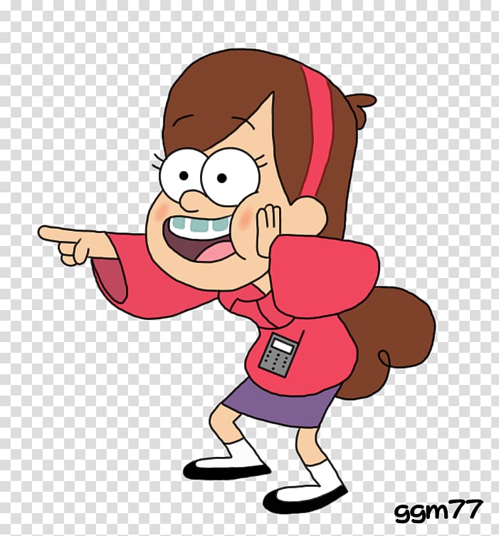 Mabel Pines Dipper Pines Bill Cipher Wendy Drawing, red undershirt transparent background PNG clipart