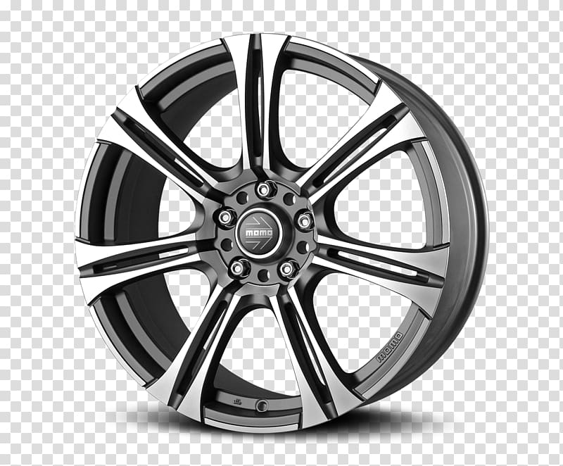 Car Momo Alloy wheel Tire, Runflat Tire transparent background PNG clipart