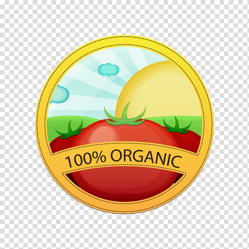 Organic food Euclidean Icon, tomato transparent background PNG clipart