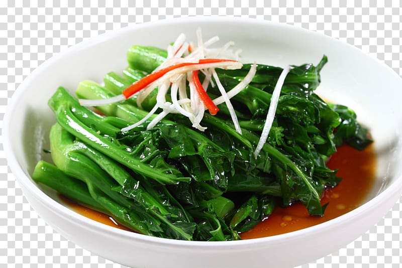 Vegetable Sweet and sour Chinese cuisine Food Restaurant, Boiled kale transparent background PNG clipart