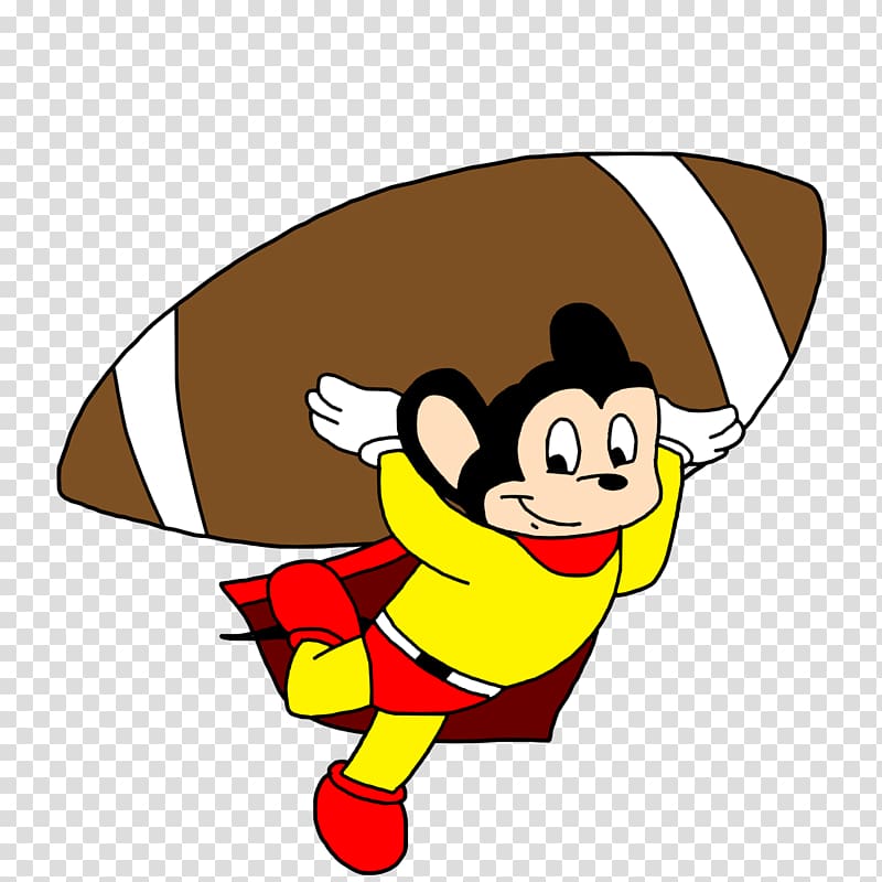 Mighty Mouse Cartoon , american football team transparent background PNG clipart