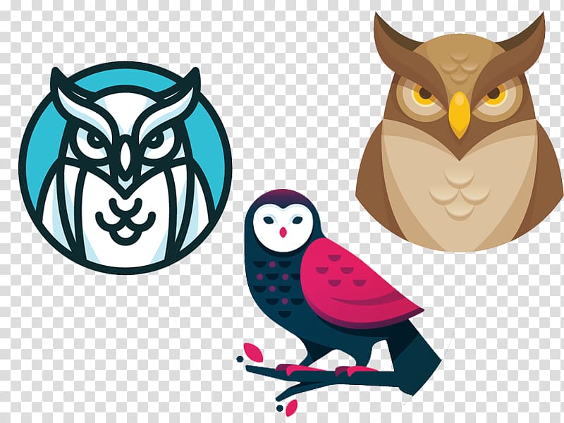 Logo Graphic design Drawing Illustration, Owl designs transparent background PNG clipart