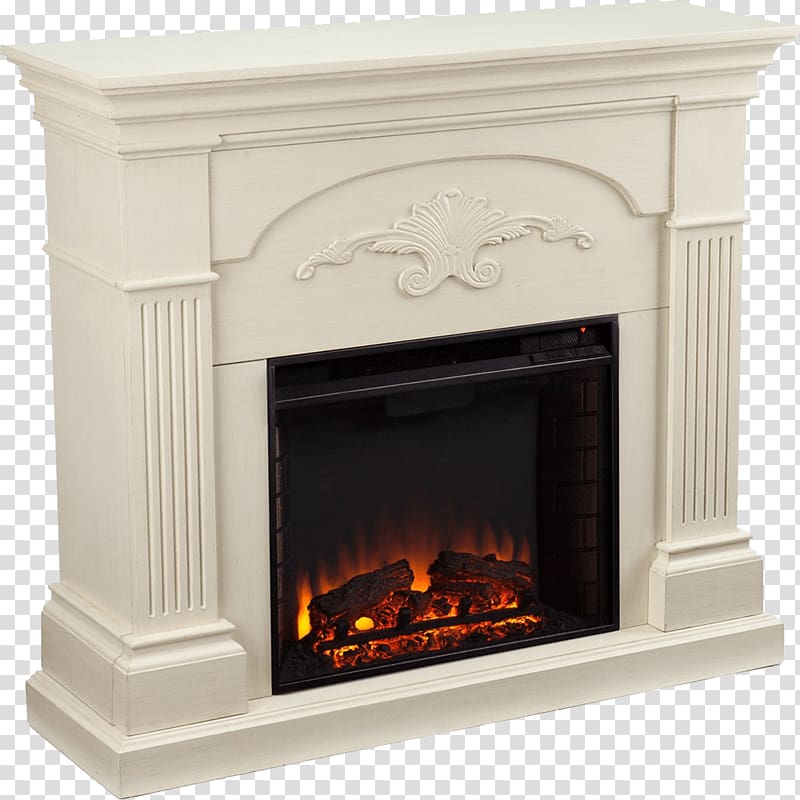 Electric fireplace Furniture Fireplace mantel Heater, Sicilian Cart transparent background PNG clipart