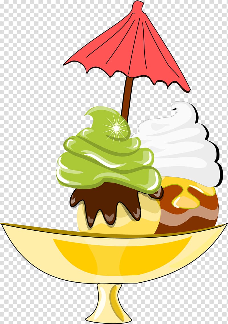 Ice cream Coffee Sundae Food, Colorful ice cream gourmet transparent background PNG clipart
