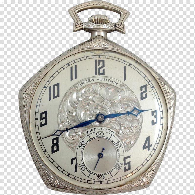 Pocket watch Clock Gold Silver, clock transparent background PNG clipart