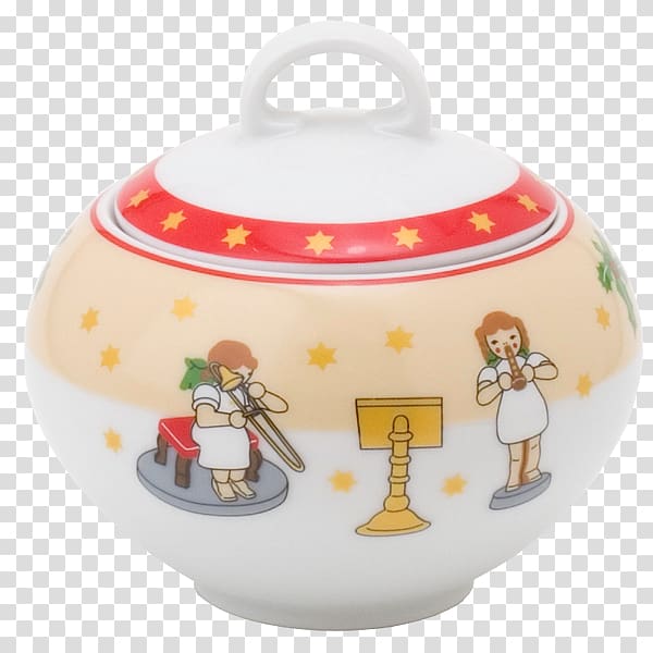 Sugar bowl Kahla Aronda Erzgebirge Porcelain Tableware, pourable sugar container transparent background PNG clipart