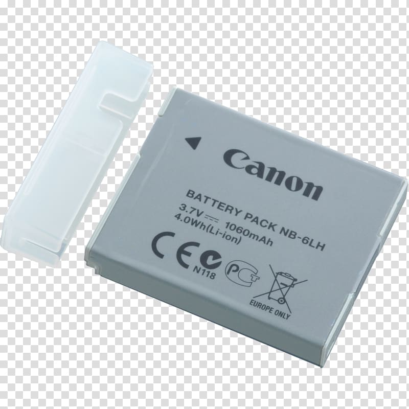 Battery charger Canon Digital IXUS Lithium-ion battery, inkjet transparent background PNG clipart