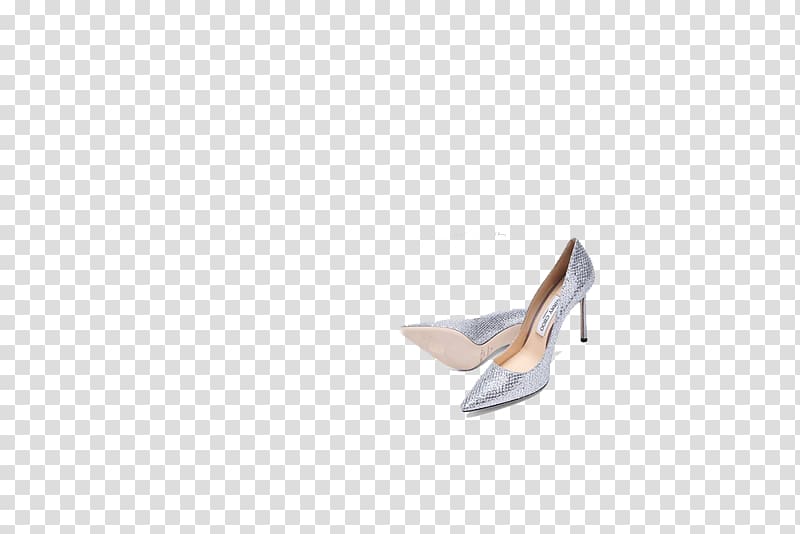 Shoe Tile Pattern, Silver high heels transparent background PNG clipart
