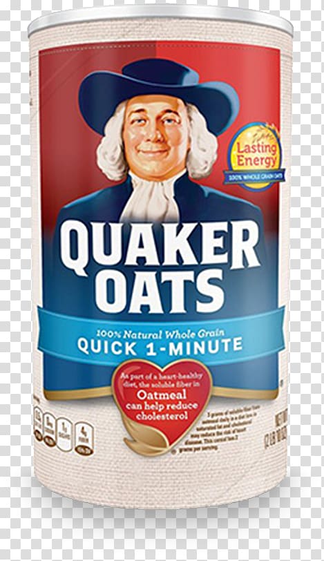 Breakfast cereal Quaker Instant Oatmeal Quaker Oats Company Rolled oats, Quaker Oats transparent background PNG clipart