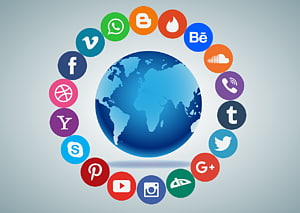 Social media Social network advertising Business, media transparent background PNG clipart thumbnail