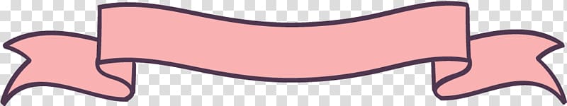 cartoon pink scroll transparent background PNG clipart