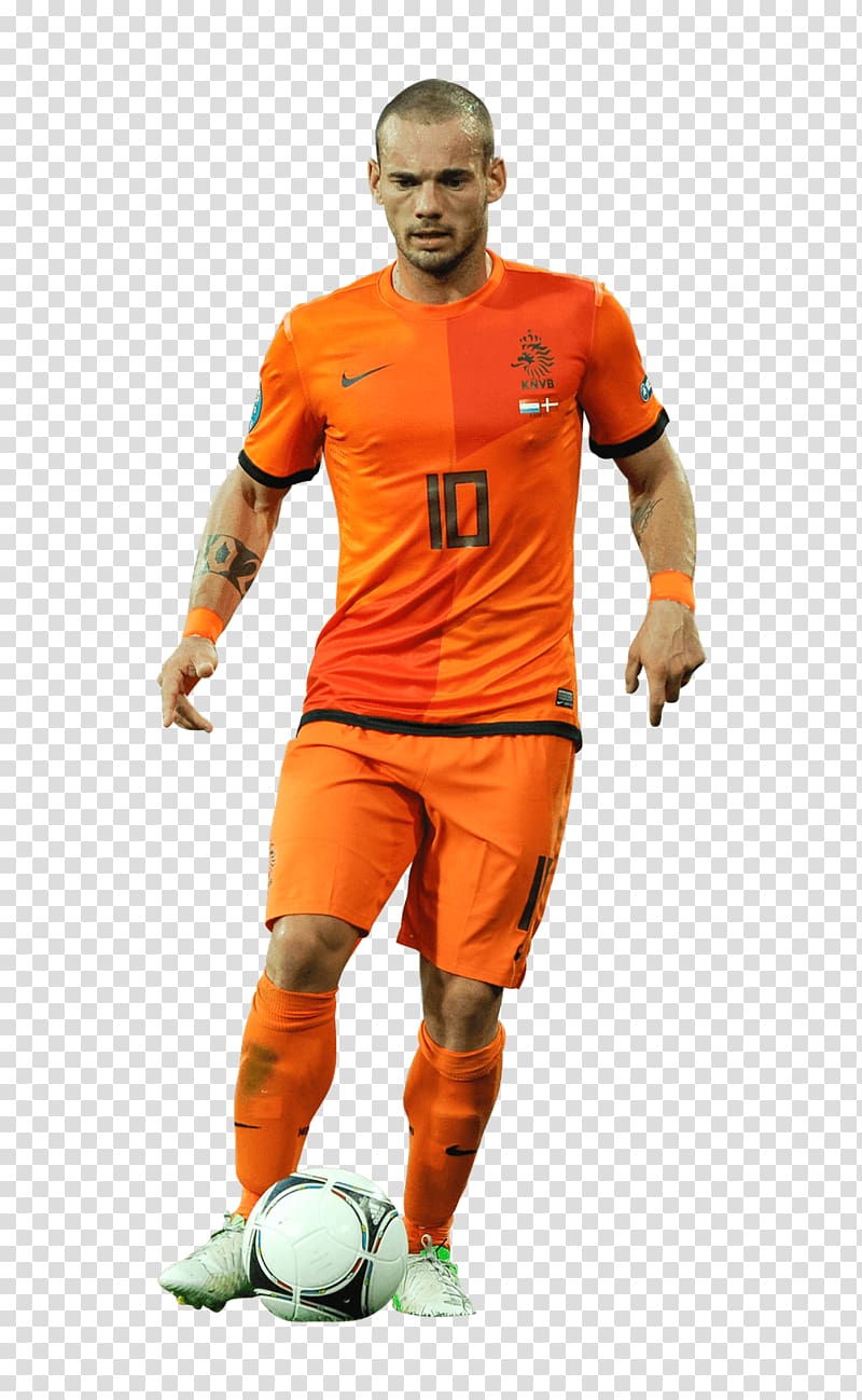 Netherlands Dutch Soccer Jersey Mens Large Wesley Sneijder Wolf Cup Orange  Nike