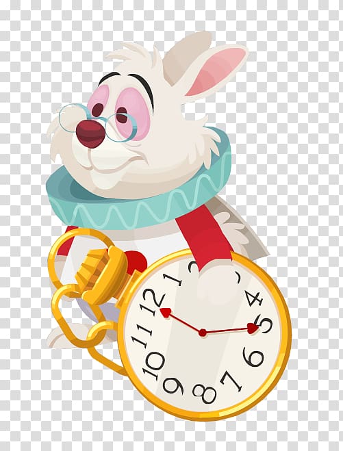 Disney Alice in Wonderland Rabbit illustration, Alices Adventures in Wonderland Kingdom Hearts u03c7 White Rabbit, Alice In Wonderland transparent background PNG clipart