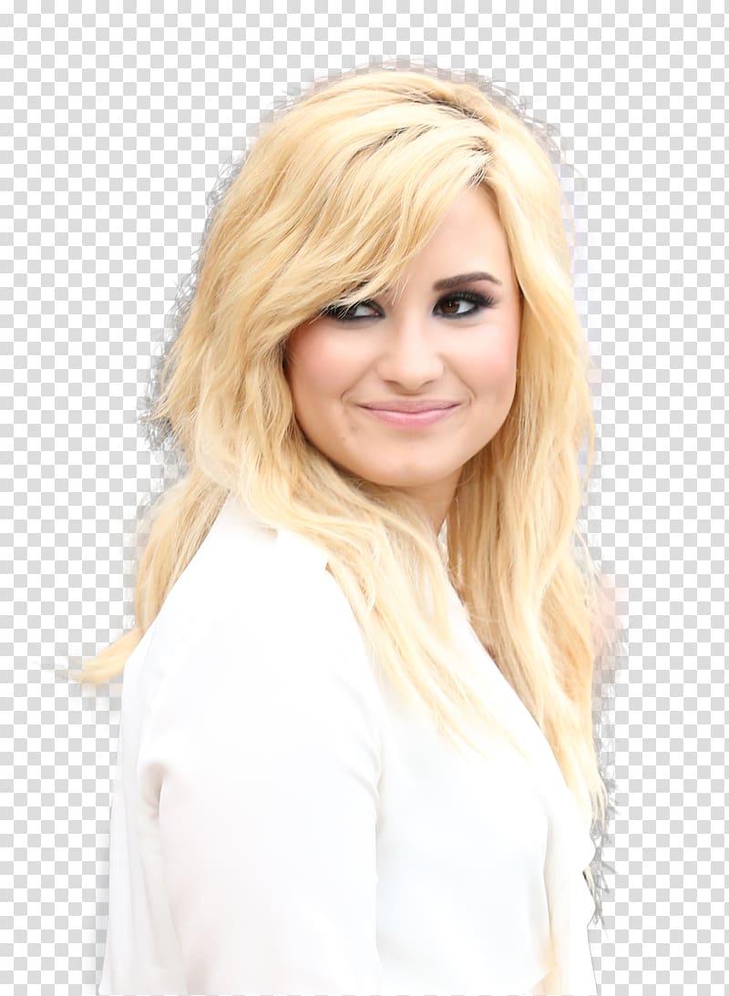Demi Lovato Eye Shadow Celebrity Blond Cool for the Summer, demi lovato transparent background PNG clipart