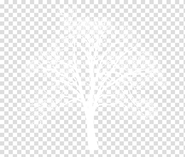 Black and white Line Angle Point, Snow white withered tree transparent background PNG clipart
