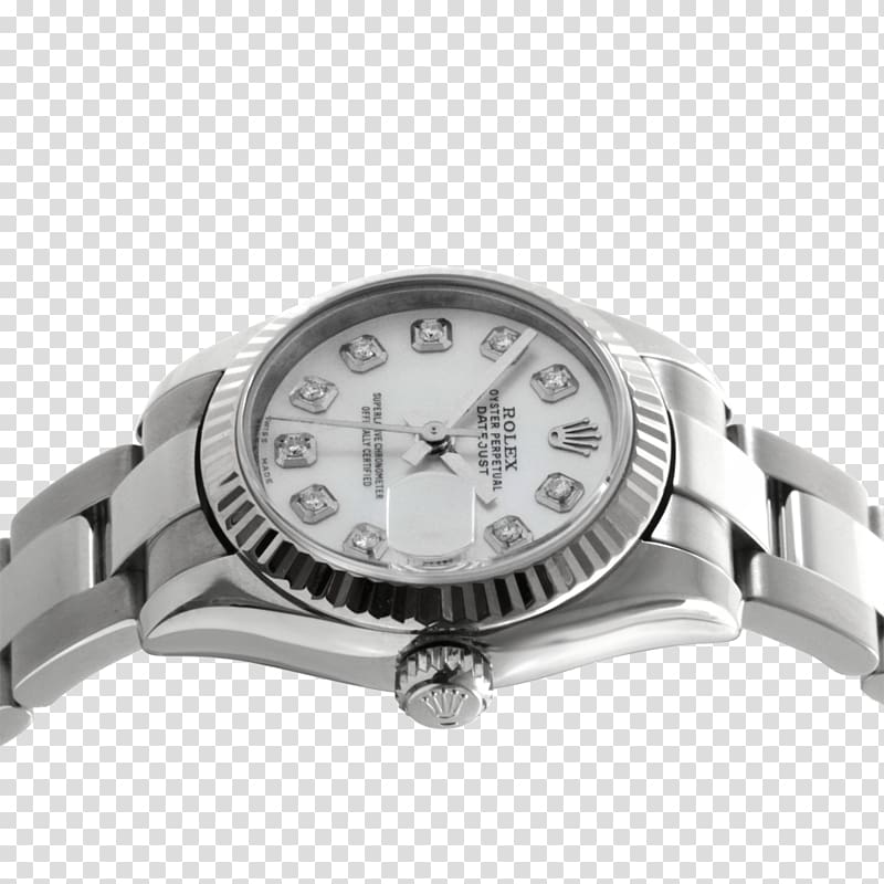 Silver Watch strap, metal bezel transparent background PNG clipart
