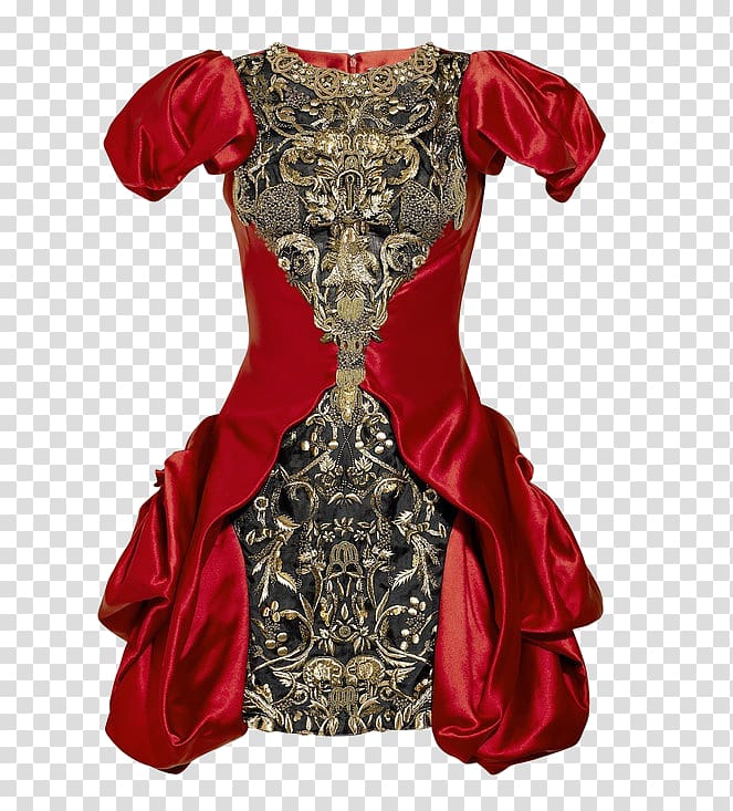 Dress Evening gown Fashion Satin, Palace retro dress transparent background PNG clipart