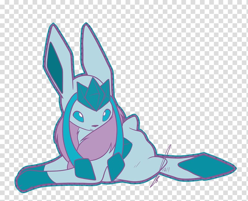 Rabbit Glaceon Drawing Feather boa, rabbit transparent background PNG clipart