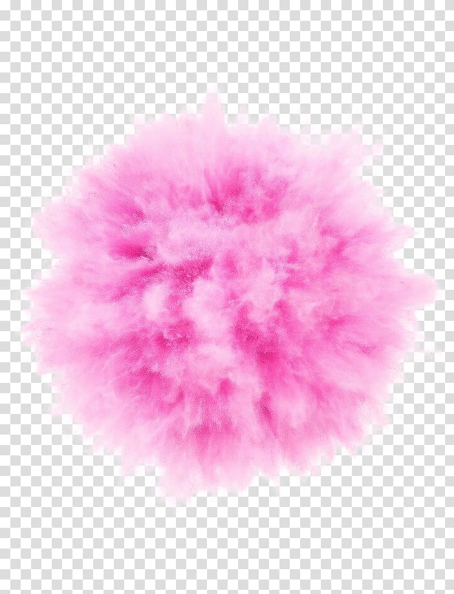 pink smoke illustration, Smoke bomb Explosion, Purple particle element transparent background PNG clipart